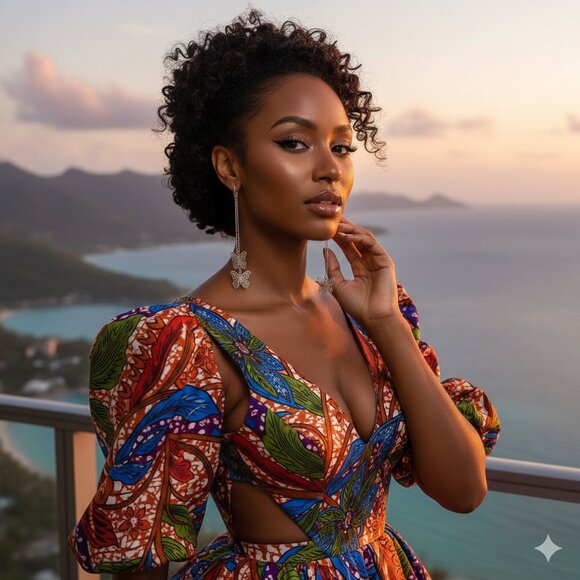 Silver Butterfly Dangle Earrings - Picture 5 of 5